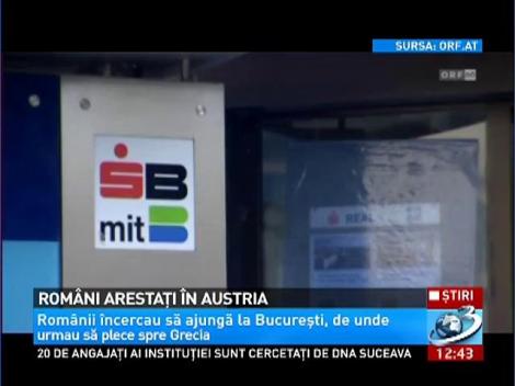 Trei români au fost arestaţi în Austria