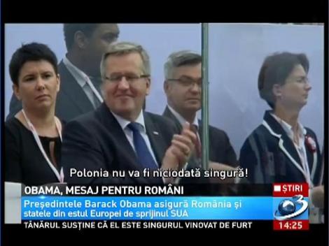 Obama, mesaj pentru români