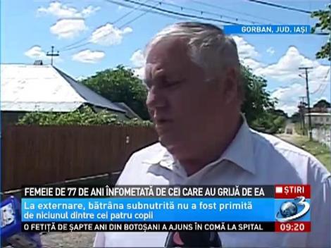 Caz şocant la Iaşi! O bătrână a ajuns să cântărească 25 de kilograme