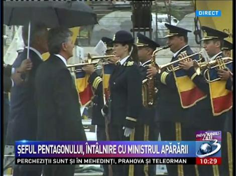 Şeful Pentagonului, Chuck Hagel, în vizită în România