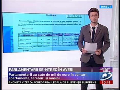 Parlamentarii se &icirc;ntrec &icirc;n averi