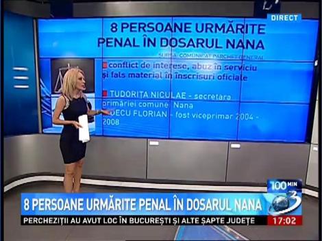 8 persoane urmărite penal &icirc;n dosarul Nana