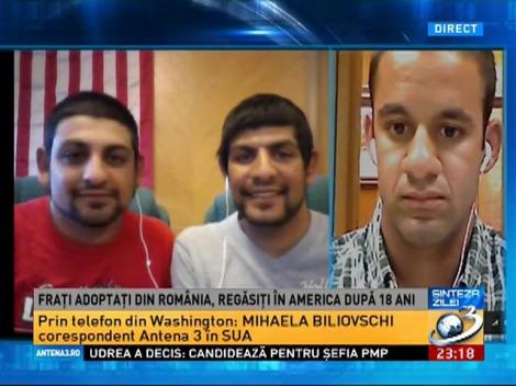 Fraţi adoptaţi din Rom&acirc;nia, regăsiţi &icirc;n America după 18 ani