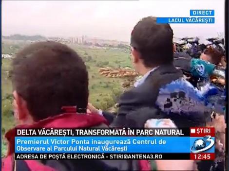 Delta Văcăreşti, transformată în parc natural