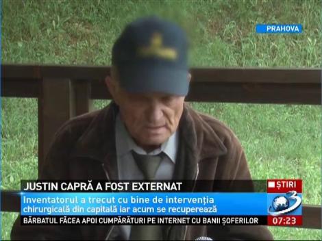 Justin Capră a fost externat