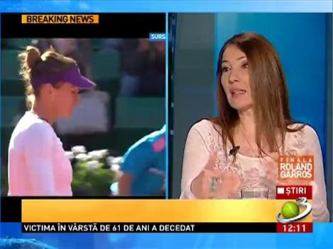 Actriţa Cristina Cîrcei: Simona Halep arată lumii cât de frumoasă e România