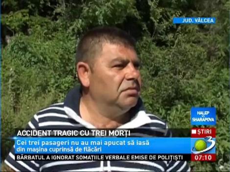 Accident tragic cu trei morţi în jud. Vâlcea