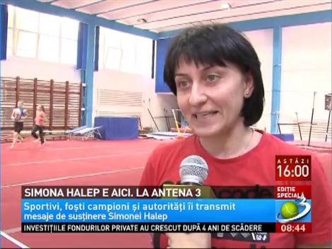 Încurajări pentru Simona, de la sportivi şi foşti campioni