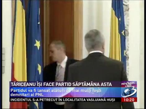 Tăriceanu îşi face partid săptămâna asta