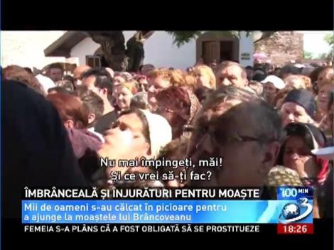 Îmbrânceală şi înjurături la moaştele Sf. Constantin Brâncoveanu