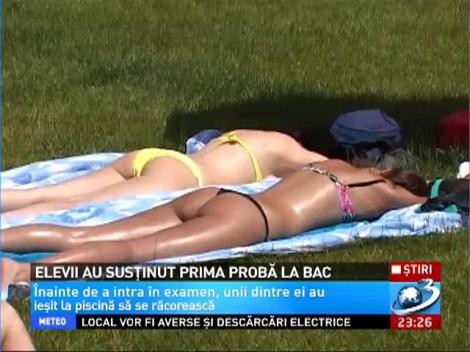 Elevii au susţinut prima probă la BAC