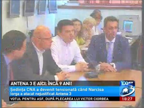 CNA a prelungit licenţa Antena 3 cu 9 ani