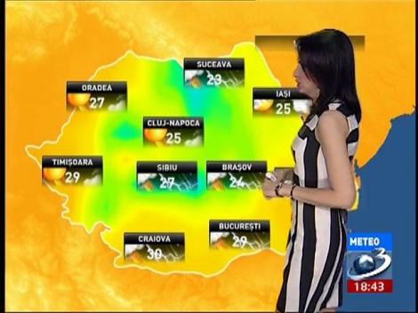 Cum va fi vremea &icirc;n următoarele zile