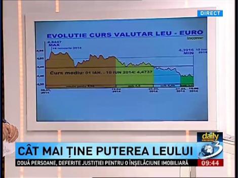 Andrei Rădulescu: Vor mai exista presiuni de apreciere ale monedei naționale