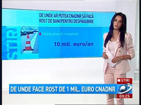 De unde face rost CNADNR de 1 milion de euro