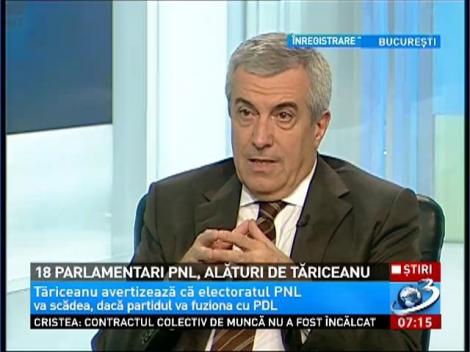 18 parlamentari PNL, alături de Tăriceanu