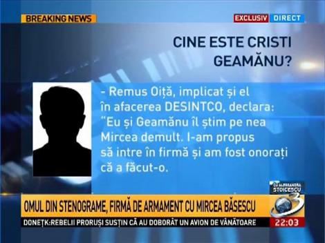 Q&A. Cine este Cristi Geamănu
