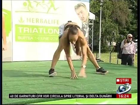 Miscare, voie buna si o vreme perfecta, astazi, la prima editie a Triatlonului de la Buftea