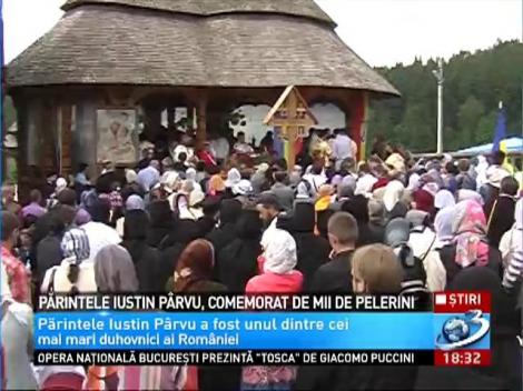 Părintele Iustin Pârvu, comemorat de mii de pelerini