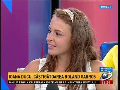 Ioana Ducu, câștigătoare la Roland Garros