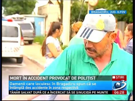 O persoană a murit şi alte două au fost rănite într-un accident provocat de un poliţist