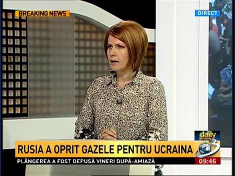 Elena Cristian: Cred că Gazpromul nu vrea să afecteze toată Europa