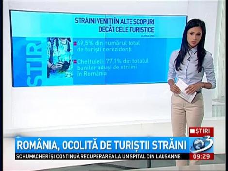 România, ocolită de turiştii străini