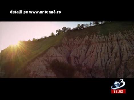 România la Înălţime: Imagini spectaculoase din Rezervaţia Naturală Râpa Roşie