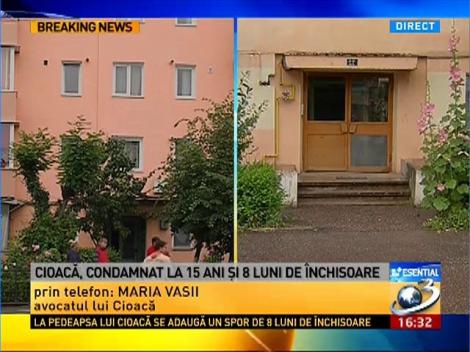 Maria Vasii, despre condamnarea lui Cristain Cioacă