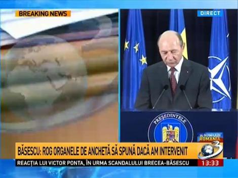 Prima reacţie a lui Băsescu despre scandalul fratelui său