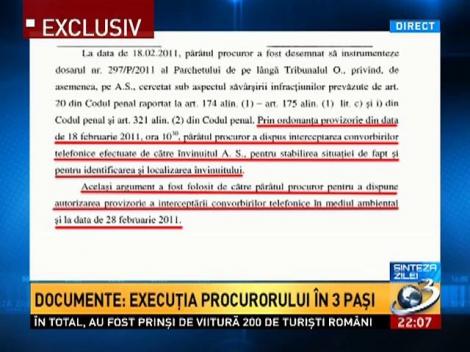 Sinteza Zilei: Cum a fost executat procuorul care s-a ocupat de dosarul fratelui preşedintelui, &icirc;n 3 paşi