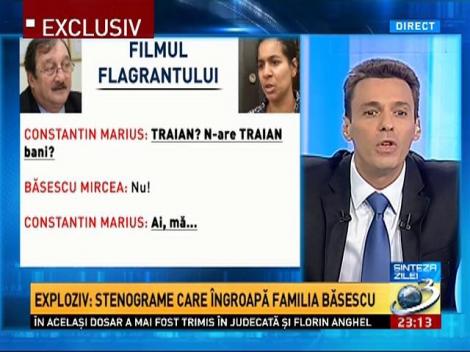 Mircea Badea: Stenogramele sunt defapt despre corupţia instituţiilor statului şi despre felul în care ele îl protejează în fel mafiot pe Traian Băsescu
