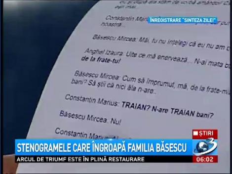 Stenogramele care îngroapă familia Băsescu