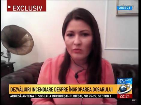 Oana Stancu: Nu trăim într-un stat democratic, ci într-o dictatură de tip mafiot