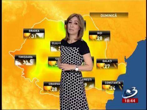 Cum va fi vremea &icirc;n următoarele zile