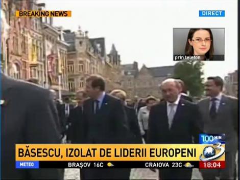 Traian Băsescu, izolat de liderii europeni