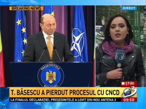 Traian Băsescu a pierdut procesul cu Consiliul Național de Combatere a Discriminării