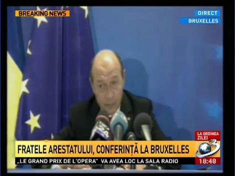 Declaraţia lui Traian Băsescu de la Bruxelles