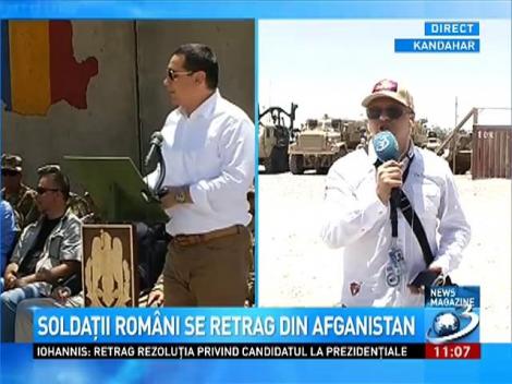 Adrian Ursu, despre misiunea soldatilor romani din Afganistan: Se incheie cu 23 de morti si 150 de raniti