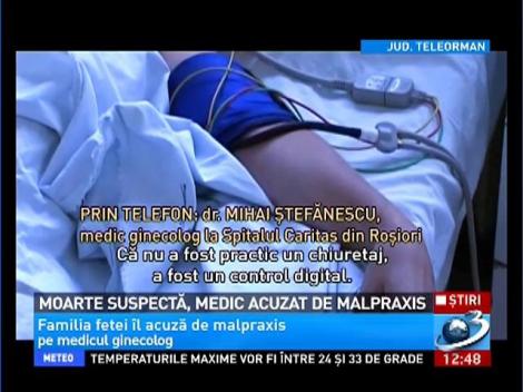 Moarte suspectă, medic acuzat de malpraxis