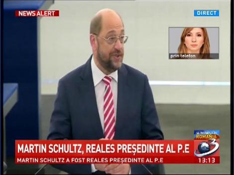 Social-democratul Martin Schulz a fost reales preşedinte al Parlamentului European
