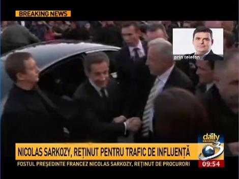 Nicolas Sarkozy, arestat preventiv pentru un presupus trafic de influenţă