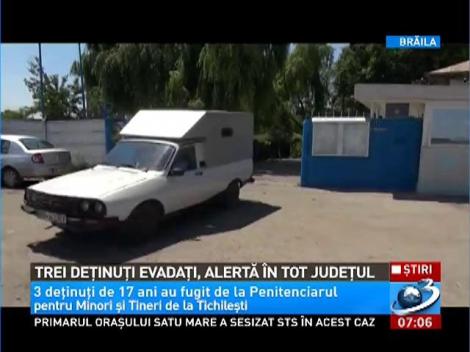 Alertă &icirc;n judeţul Brăila! Trei băieţi au evadat din Penitenciarul pentru Minori şi Tineri de la Tichileşti