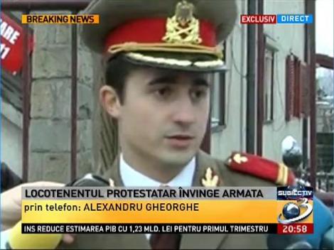 Locotenentul Gheorghe Alexandru, &icirc;n direct la Antena 3