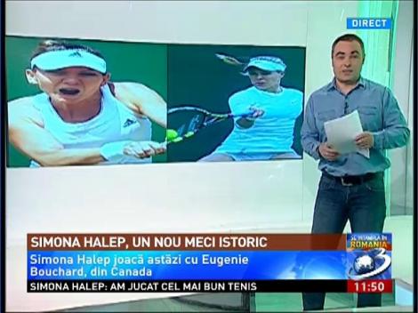 Simona Halep, un nou meci istoric