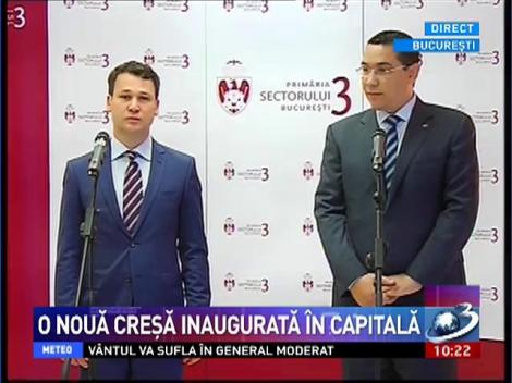 O nouă creşă inaugurată în Capitală