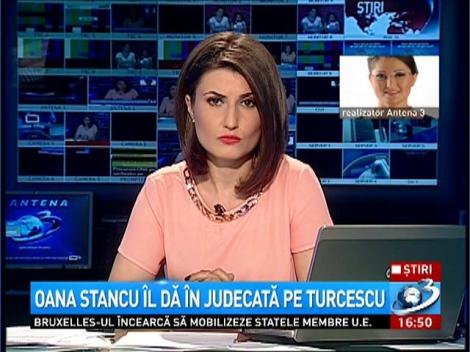 Oana Stancu îl dă în judecată pe Robert Turcescu