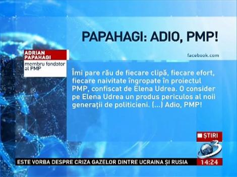 Adrian Papahagi a demisionat din PMP