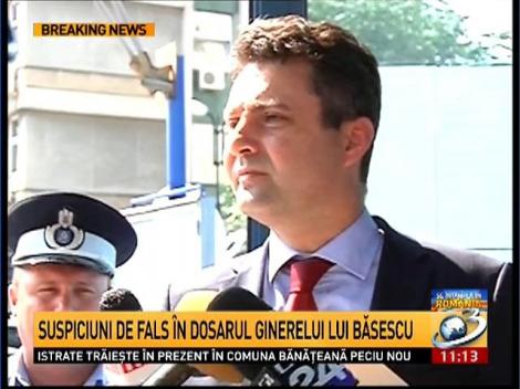 Suspiciuni de fals în dosarul ginerului lui Băsescu