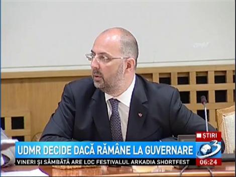 UDMR decide dacă răm&acirc;ne la guvernare